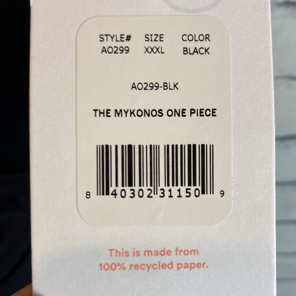 Andie Anthropologie NWT Mykonos Black Sexy One-piece Swimsuit XXXL Beach Coastal - Picture 14 of 16